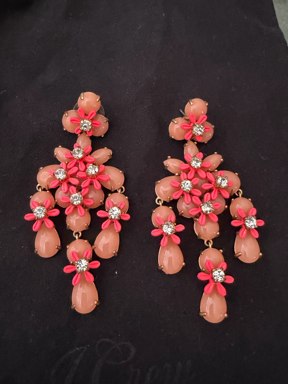 Jcrew floral earrings